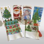 Christmas Tea Towels, Aprons & Oven Gloves