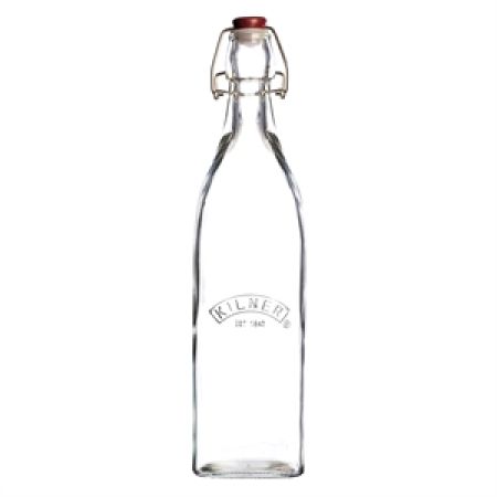 Clip Top Square Bottle 1 Litre               