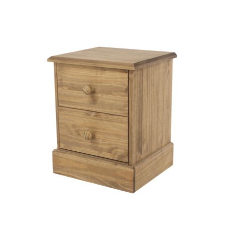 Modern Living 2 Drawer Bedside Cabinet