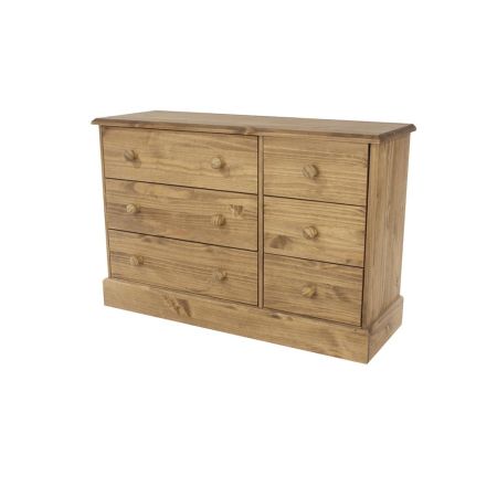 Modern Living 3+3 Drawer Wide Chest