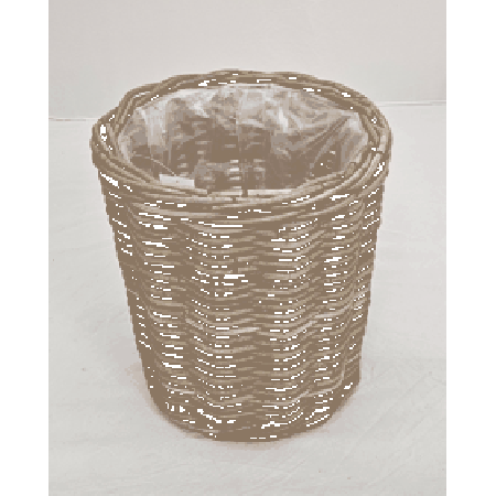 Kubu Grey Round Basket Sml