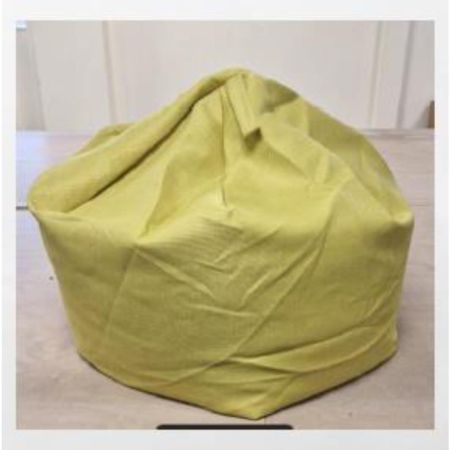 Faux Linen Bean Bag Ochre