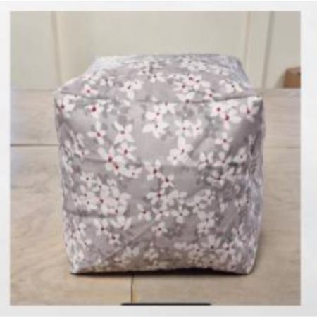 Textured Bean Cube Floral