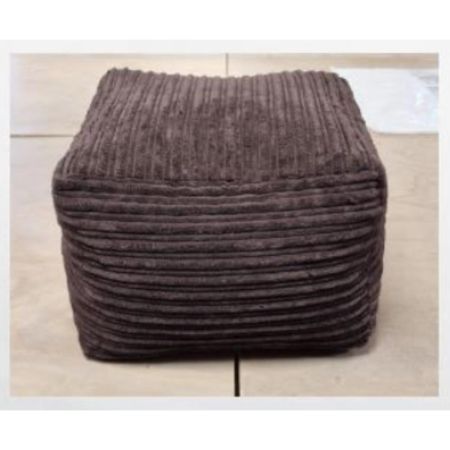 Textured Bean Cube Brown Cord