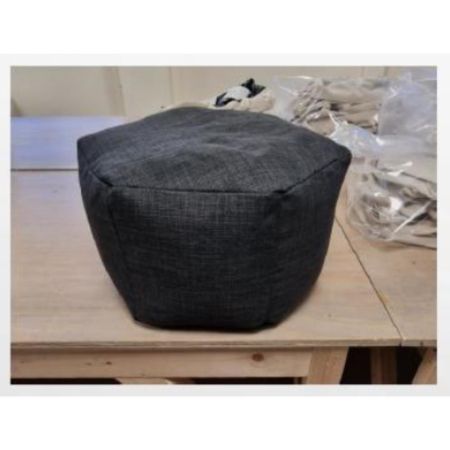 Hexagonal Bean Bag Charcoal