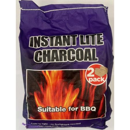 Instant Light (2 x 1.25 Kg) Lumpwood Charcoal