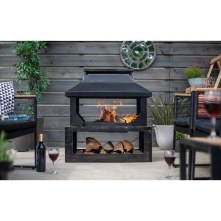 Stone Hurst Outdoor Fire Place