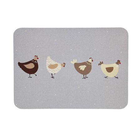 Cook & Dine Placemats x4 - Farmyard Hens