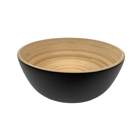 Cook & Dine Large Bamboo Bowl Black