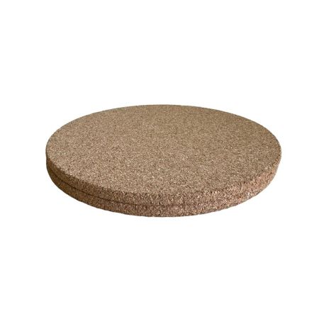 Cook & Dine Pk2 Plain Round Cork Pot Stands