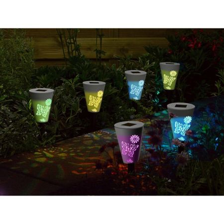 Silhouette Stake Lights, 6pc Carry Pack