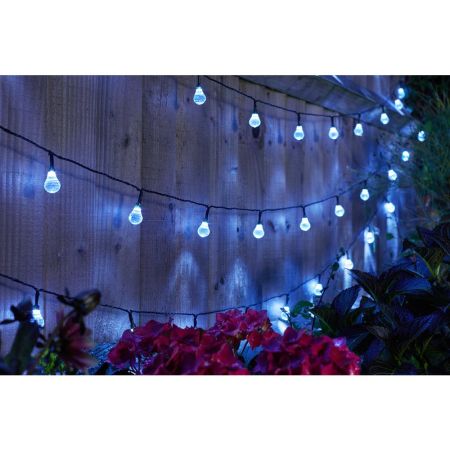 Ultra Solar String Lights, 50 Orbs