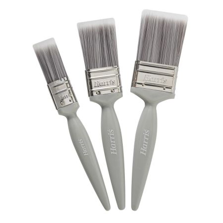 Harris Essentials Walls & Ceilings Paint Brush 3 Pack