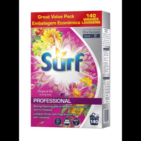 Surf Pro Formula Tropical Lily And Ylang Ylang Powder Detergent 140 Wash