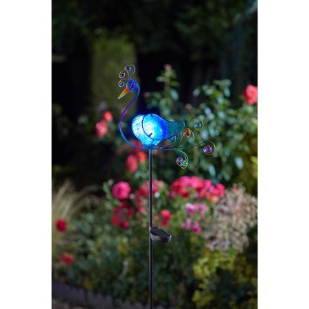 Peacock Solar Stake