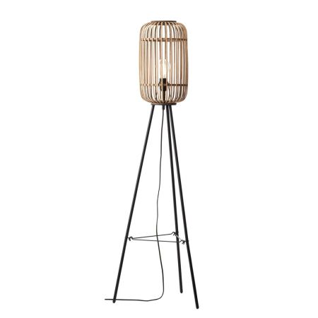 Mathias Floor Lamp Natural Bamboo