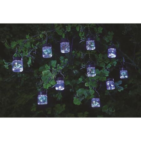 Firefly Opal Jar String Lights - Set of 10