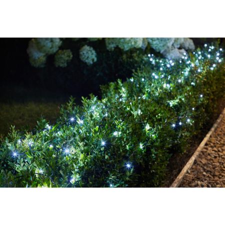 Solar Strings - 200 Cool White LEDs, 