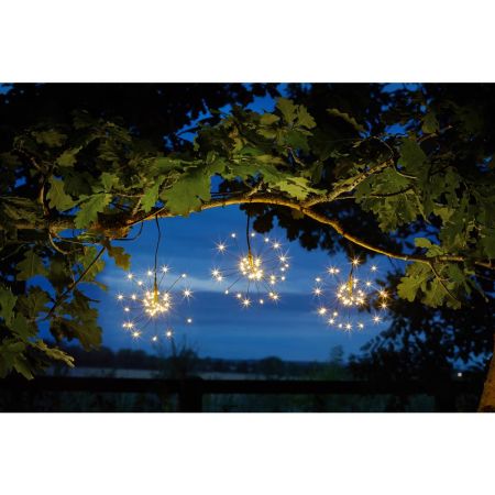 Triple StarBurst Solar String Lights