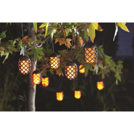 10 Flaming Solar String Lights, Try Me