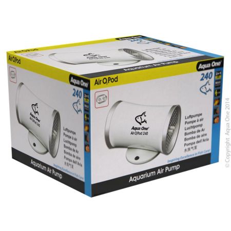 Air O2 Pod 240 Air Pump Twin Outlet 