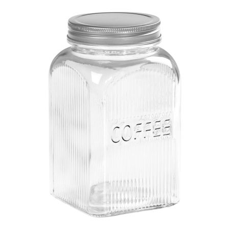 Tala COFFEE Glass Jar with screw top Lid - 1250ml capacity