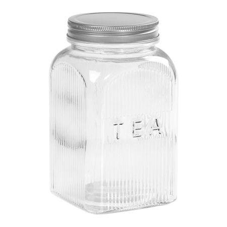 Tala TEA Glass Jar with screw top Lid - 1250ml capacity