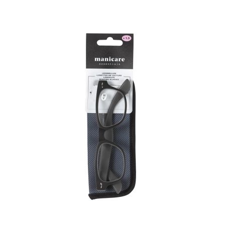 Manicare Reading Glasses +1 Thick Black