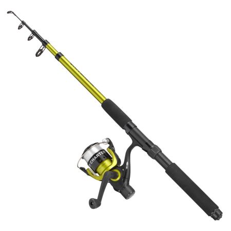 Fladen Universal 2.1M Metallic Green Telescopic Rod And Reel Combo 