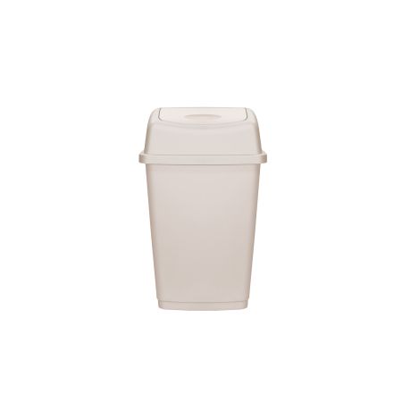 A & D 12ltr Swing Bin TAUPE