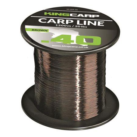 Kingcarp 1200M Mono Carp Fishing Line Brown - 10Lbs 1200M 0.26mm 