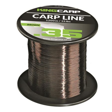 Kingcarp 1200M Mono Carp Fishing Line Brown - 15Lbs 1200M 0.35mm 