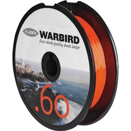 Fladen Flexi Shock Leader - Orange 50Lbs 50M 0.60mm 