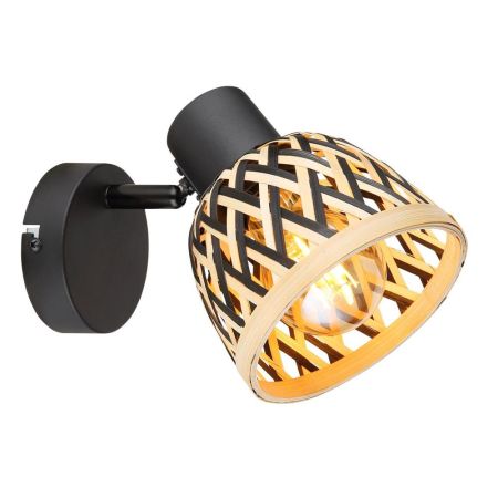 Colly Metal/Bamboo 1Lt LED Spotlight