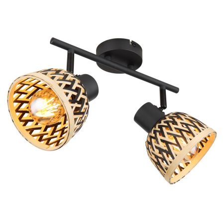 Colly Metal/Bamboo 2LT LED Spotlights