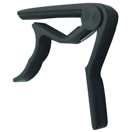 Spring guitar capo - black