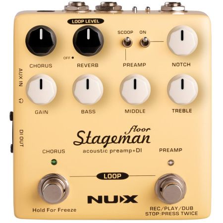 Stageman Floor Acoustic Preamp DI Pedal