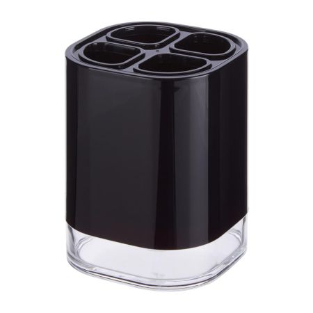 Ando Black Acrylic Toothbrush Holder