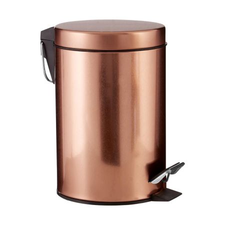 Rose Gold 3000ml Pedal Bin