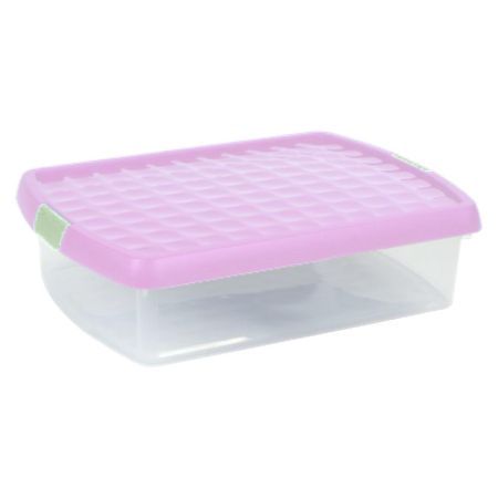 Wham Clip 8.5Ltr Box & Lid Purple/Duck Egg Blue