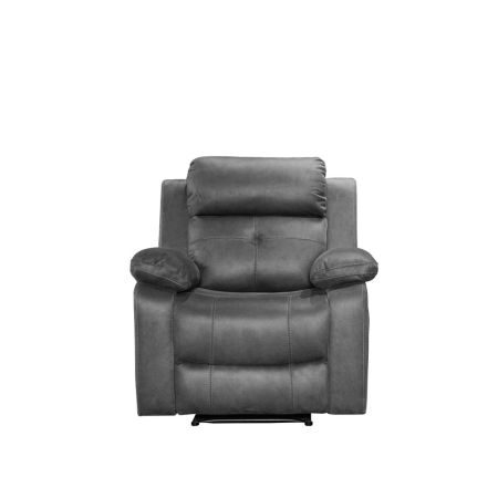 York Chair Manual Recliner Charcoal Grey