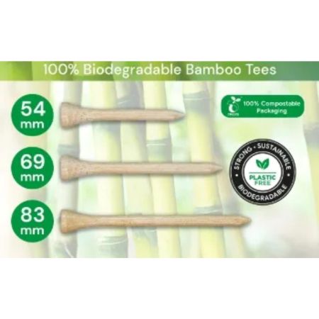 Longridge Bamboo Tees 54mm (50 Pcs)