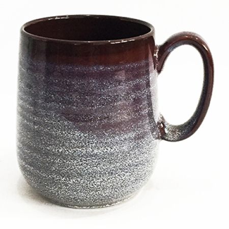 Grey Reactive Glaze Stoneware Mug