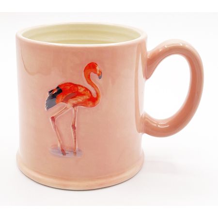 Flamingo Tankard Stoneware Mug