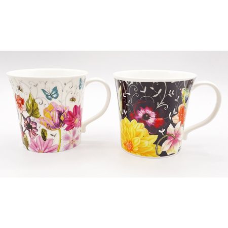 Flower Arranger Mersey Bone China Mug