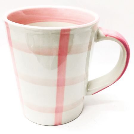 Flamenco Gingham Pink Mug