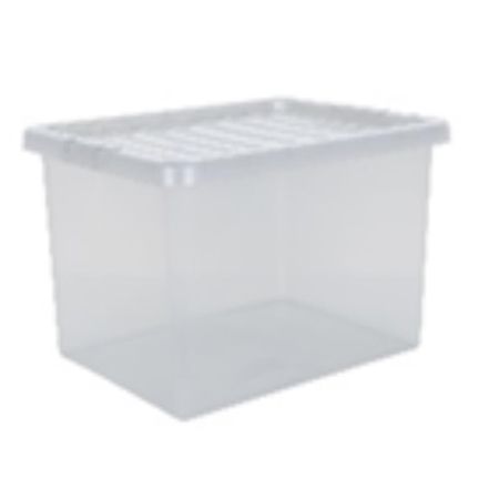 Wham 37L Crystal Box & Lid Tint Grey