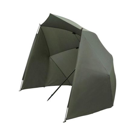 Kingcarp 2.5M Bivvy Brolly Fishing Shelter - Wraparound Storm Sides