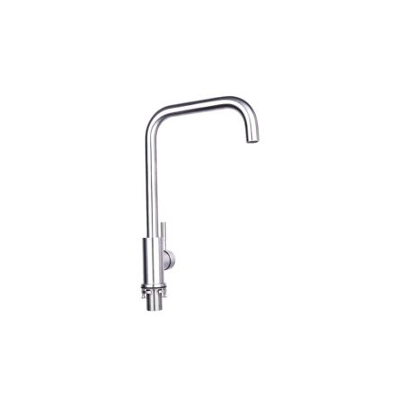 Axel Mono Kitchen Sink Mixer Tap - Stainless Steel