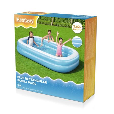 Bestway Blue Rectangular Family Pool